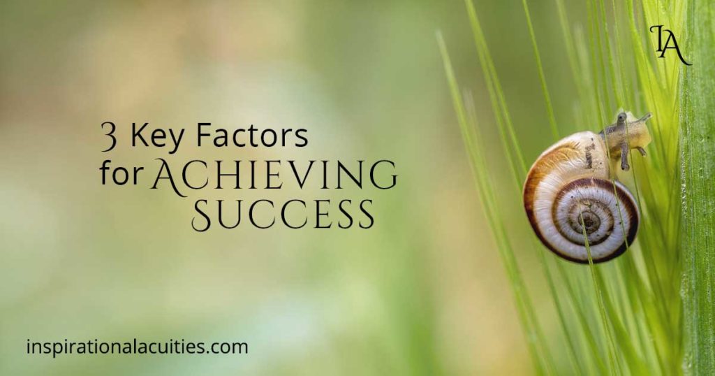 Three Key Factors for Achieving Success